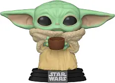 Мініатюра товару Ігрова фігурка FUNKO POP! Малюк Йода з чашкою (The Child with Cup) Star Wars The Mandalorian #378 - 1