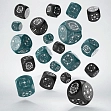 Мініатюра товару Набір кубиків Crosshairs Compact D6: Stormy & Black Dice Set - 1