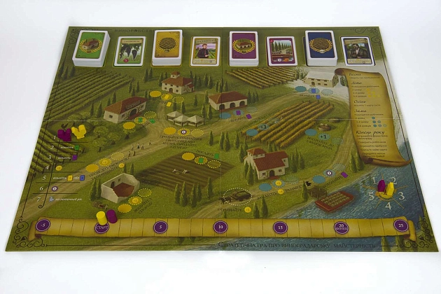 Настольная игра Виноделие (Viticulture), бренду Kilogames, для 1-6 гравців, час гри < 60мин. - 12 - KUBIX