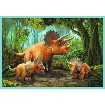 Набор пазлов 10 в 1. Познакомьтесь со всеми динозаврами, бренду Trefl - 11 - KUBIX