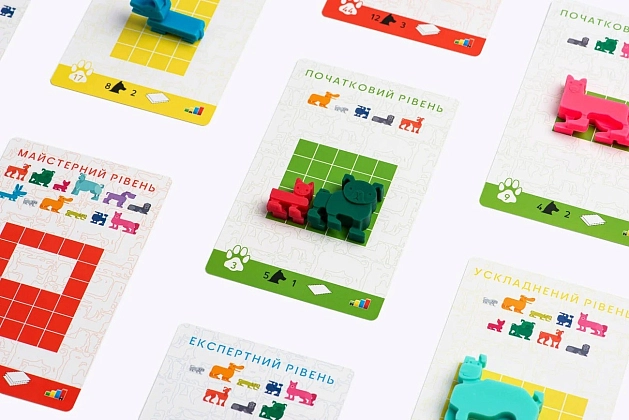 Настільна гра Собача зграя. Гра - головоломка, бренду Fun Games Shop, для 1-4 гравців, час гри < 30хв. - 4 - KUBIX