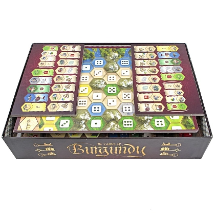 Органайзер для настольной игры Замки Бургундии (Organizer for boardgame Castles of Burgundy), бренду Tower Rex - 2 - KUBIX