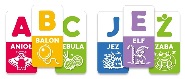 Настольная игра ABC tecza. Польский алфавит, бренду Мальвы, для 2-4 гравців - 2 - KUBIX