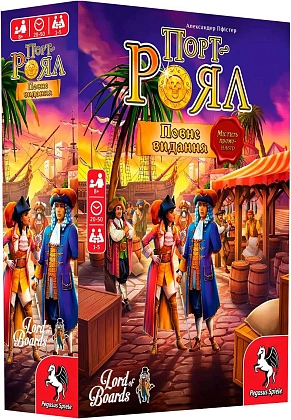 Настольная игра Порт-Роял. Полное издание + промонабор (Port Royal: Big Box), бренду Lord of Boards, для 1-5 гравців, час гри < 30мин. - KUBIX