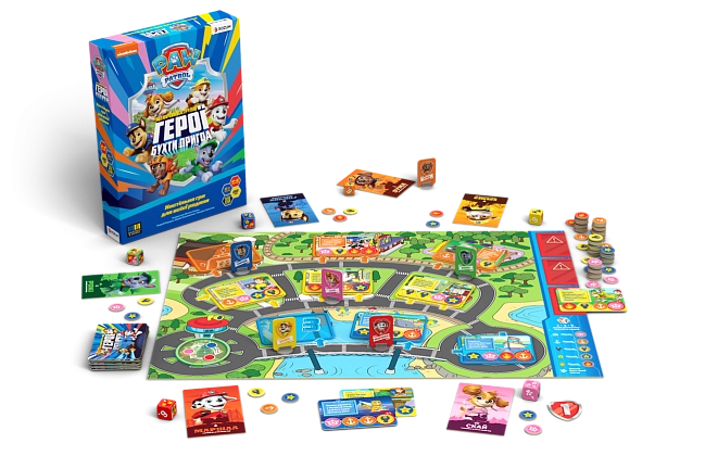 Настольная игра Щенячий патруль: Герои Бухты Приключений (Paw Patrol), бренду Rozum, для 2-5 гравців, час гри < 30мин. - 5 - KUBIX