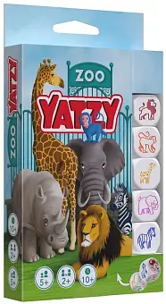 Настольная игра Яцзи. Зоопарк (Zoo Yatzy) - KUBIX Настольная игра Яцзи. Зоопарк (Zoo Yatzy)