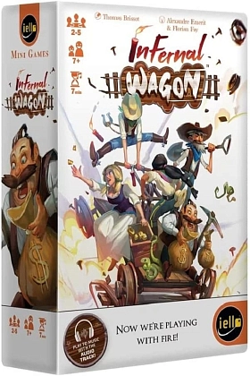 Настольная игра Infernal Wagon, бренду Iello, для 2-5 гравців, час гри < 30мин. - KUBIX