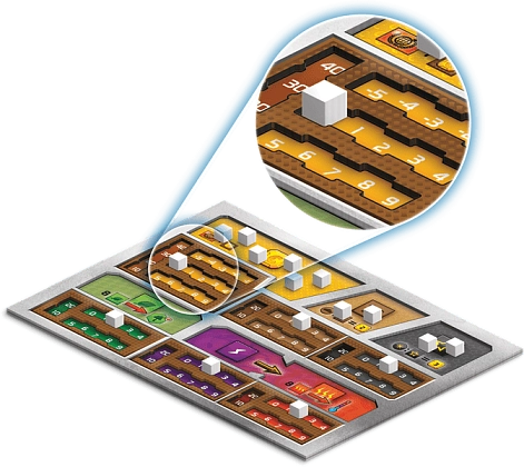 Тераформування Марса: набір планшетів гравців (Terraforming Mars: Dual Layer Player Boards), бренду Kilogames - KUBIX