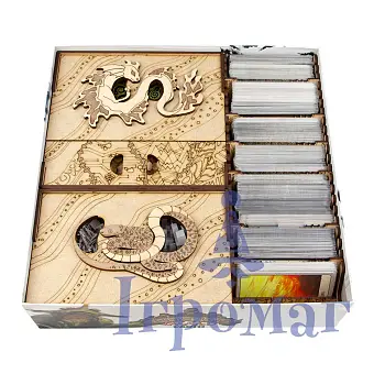 Органайзер для настольной игры Остров Духов + дополнение (Organizer for boardgame Spirit Island) - KUBIX Органайзер для настольной игры Остров Духов + дополнение (Organizer for boardgame Spirit Island)