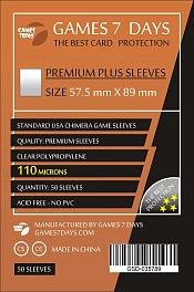 Защитники Games7Days (57.5 x 89 мм) Premium Plus USA (50 шт)