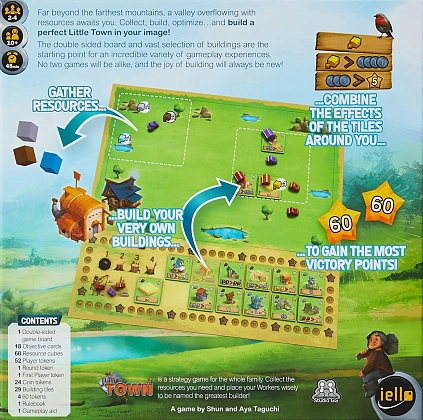Настольная игра Little Town (Маленький город) (EN), бренду Iello, для 2-4 гравців, час гри < 30мин. - 2 - KUBIX