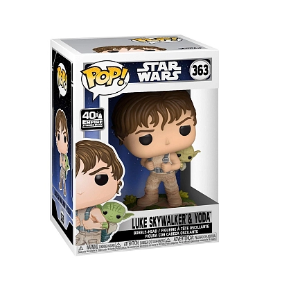 Ігрова фігурка FUNKO POP! ЛЮК З ЙОДОЮ (Luke with Yoda) Star Wars #363, бренду Funko - 5 - KUBIX