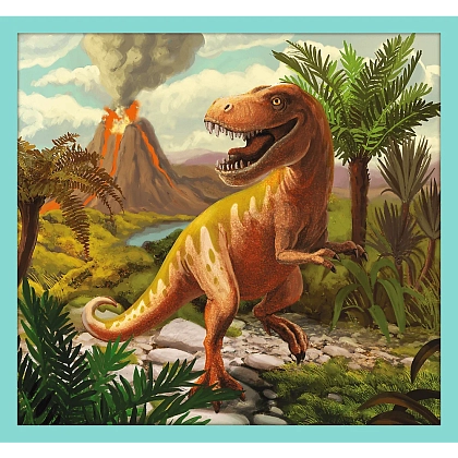 Набор пазлов 10 в 1. Познакомьтесь со всеми динозаврами, бренду Trefl - 3 - KUBIX