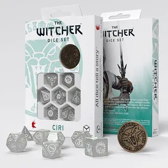 Набор кубиков The Witcher Dice Set. Ciri - Леди Пространства и Времени