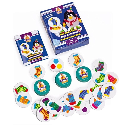 Настольная игра Crazy Koko: Носки-варежки, бренду Vladi Toys, для 2-4 гравців - 2 - KUBIX