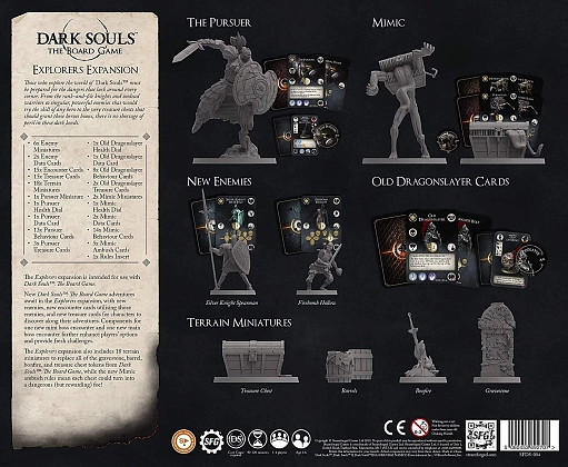 Настільна гра Dark Souls: The Board Game. Explorers Expansion (EN), бренду Steamforged Games Ltd., для 1-4 гравців, час гри > 60хв. - 2 - KUBIX