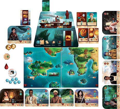 Настільна гра Сплячі Боги (Sleeping Gods), бренду Games 7Days, для 1-4 гравців, час гри > 60хв. - 2 - KUBIX