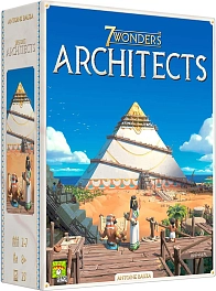 Настольная игра 7 Wonders Architects (FR) (+ укр. наклейки + QR-код с укр. правилами)
