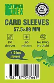 Миниатюра товара Протекторы 60 микрон 57,5*89 (Cards Sleeves 60 micron 57,5*89) - 1