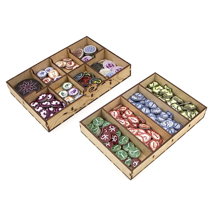 Органайзер для настольной игры Arkham Horror 3rd Edition (Organizer for boardgame Arkham Horror 3rd Edition), бренду Tower Rex - 11 - KUBIX