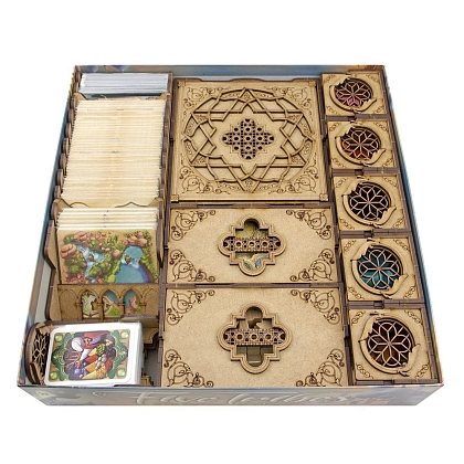 Органайзер для настольной игры Пять Кланов (Organizer for boardgame Five Tribes), бренду Tower Rex - KUBIX