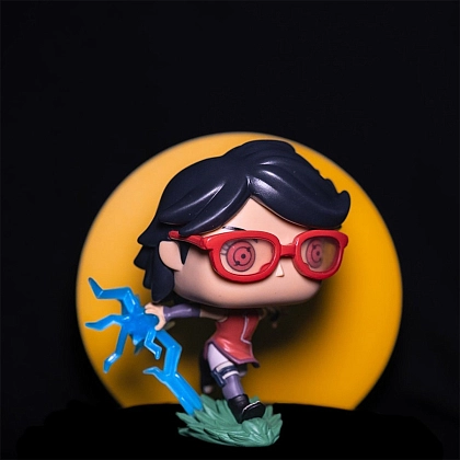 Ігрова фігурка FUNKO POP! САРАДА (Sarada with Sharingan) Boruto: #1358, бренду Funko - 4 - KUBIX