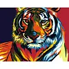 Картина по номерам Поп-арт тигр (40х50 см)
