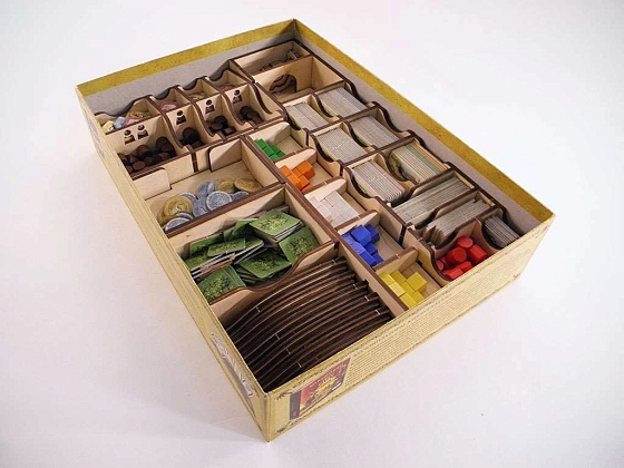 Органайзер для настольной игры Пуэрто-Рико (Organizer for boardgame Puerto Rico), бренду Tower Rex - KUBIX