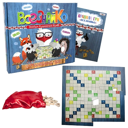Настольная игра Всезнайка, бренду Strateg, для 2-4 гравців, час гри < 30мин. - 2 - KUBIX