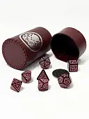 Миниатюра товара Стакан для кубиков Ктулху бургунд Dice Cup - 3