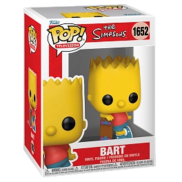 Ігрова фігурка FUNKO POP! Барт зі скейтбордом (Bart with Skateboard) Simpsons #1652