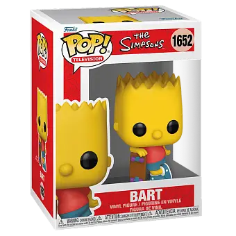 Ігрова фігурка FUNKO POP! Барт зі скейтбордом (Bart with Skateboard) Simpsons #1652