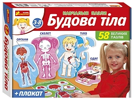 Пазл Строение тела Пазл Строение тела