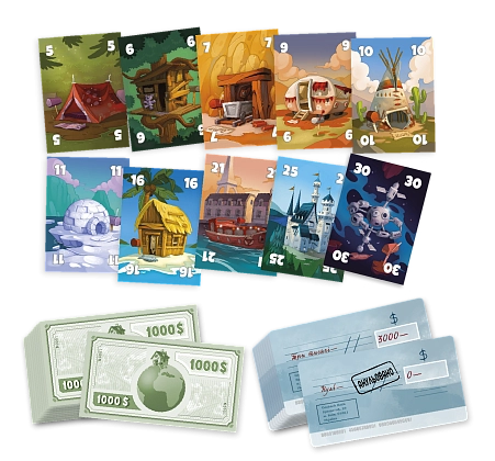 Настільна гра З молотка! (For Sale), бренду Geekach Games, для 3-6 гравців, час гри < 30хв. - 6 - KUBIX