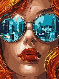 Картина по номерам Лондон в очках (30х40 см)