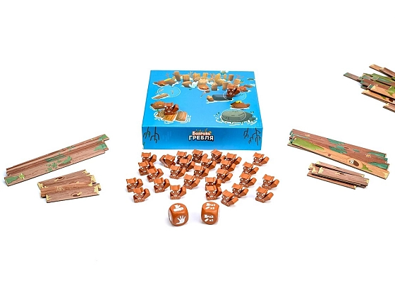 Настольная игра Бобровая плотина (Beaver Creek), бренду Игромаг, для 1-5 гравців, час гри < 30мин. - 3 - KUBIX
