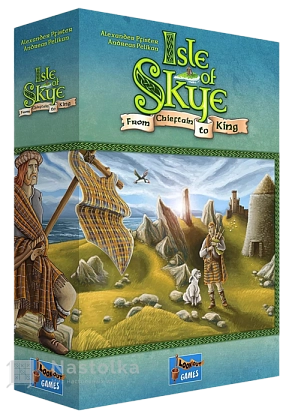 Настільна гра Isle of Skye: From Chieftain to King (Острів Скай: Від вождя до короля) (EN), бренду Lookout Games, для 2-5 гравців, час гри < 30хв. - KUBIX