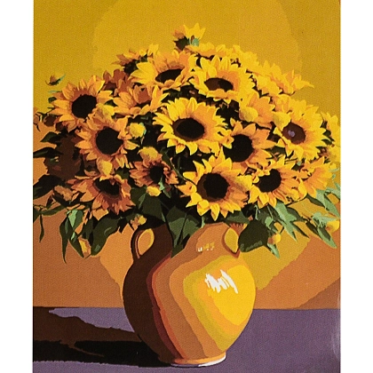 Картина по номерам Подсолнухи (30х40 см), бренду Strateg - KUBIX
