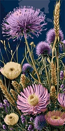 Картина по номерам Польове натхнення (40х80 см)