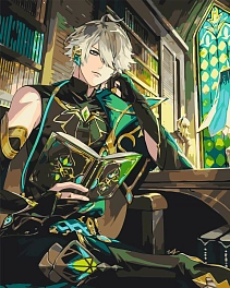 Картина по номерам Геншин імпакт: Аль-Хайтам (40х50 см)