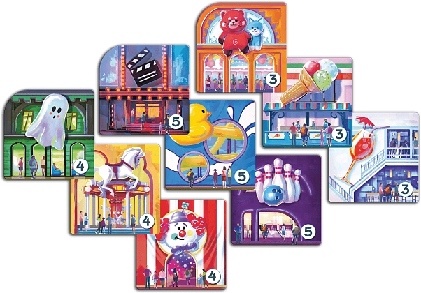Настольная игра Парк Водопадов (Waterfall Park), бренду Games 7Days, для 3-5 гравців, час гри < 60мин. - 3 - KUBIX