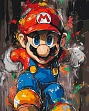 Миниатюра товара Картина по номерам Супер Маріо (40х50 см) - 1