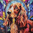 Миниатюра товара Алмазная мозаика Верный пес (30х30 см) не полная выкладка - 1