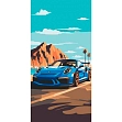 Мініатюра товару Картина по номерам Sports car (40х80 см) - 1