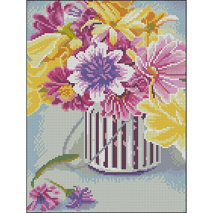 Алмазна мозаїка Барви життя (30х40 см), бренду Strateg - KUBIX