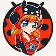 Мініатюра товару Картина по номерам Lady Bea (30х30 см) - 1