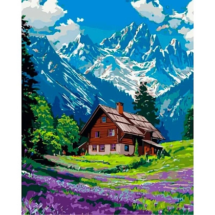 Картина по номерам Гірський спокій (40х50 см), бренду Art Craft - KUBIX