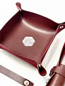 Миниатюра товара Лоток для кубиков D20 бургунди Dice Tray - 1