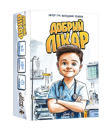 Настільна гра Добрий лікар, бренду Lord of Boards, для 2-4 гравців, час гри < 30хв. - KUBIX