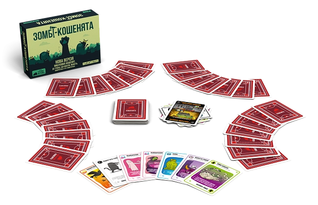 Настольная игра Взрывные котята: Зомби-котята (Zombie Kittens), бренду Rozum, для 2-5 гравців, час гри < 30мин. - 4 - KUBIX